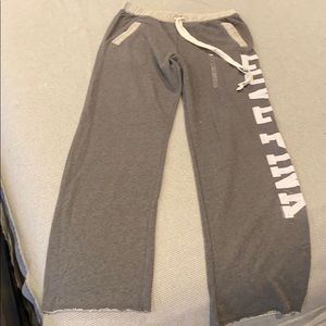 VS PINK grey small sweatpants